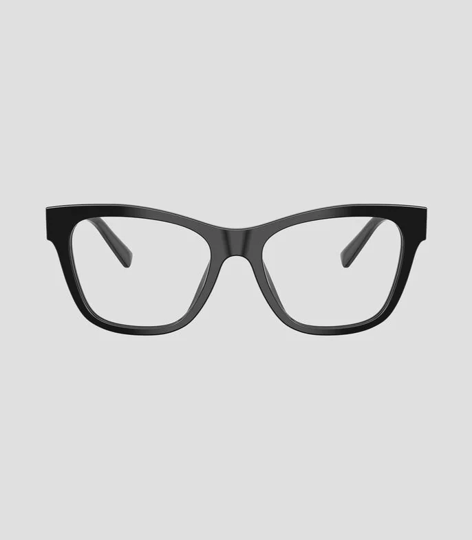 Lentes oftálmicos cuadrados negros Mujer