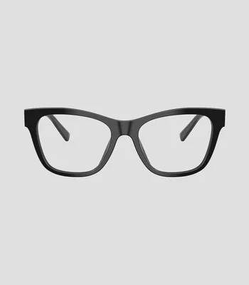 Lentes oftálmicos cuadrados negros Mujer