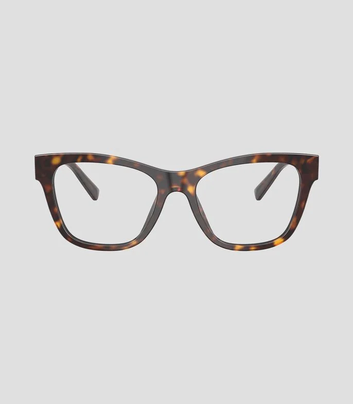 Lentes oftálmicos cuadrados marrón Mujer