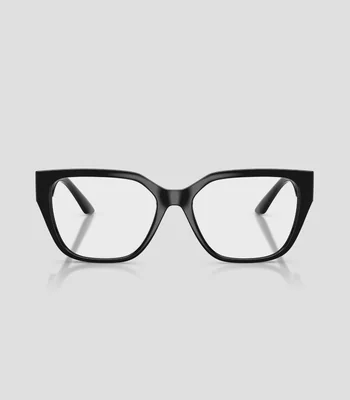 Lentes oftálmicos cuadrados negros Mujer
