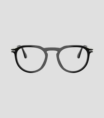 Lentes oftálmicos redondos negro Unisex