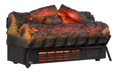 Chimenea electrica efecto de tronco en flama inserto