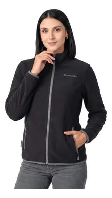 Sudadera Greenlander De Fleece Con Forro De Fur Calida Y Ligera Mujer
