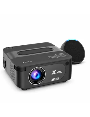 Proyector mini negro mas alexa negra