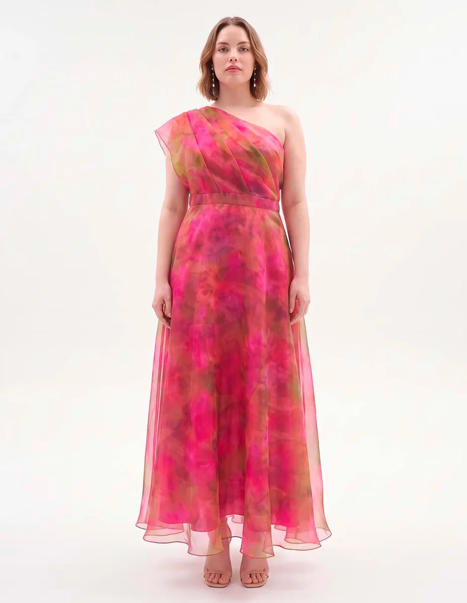 Vestido maxi de fiesta espalda cruzada