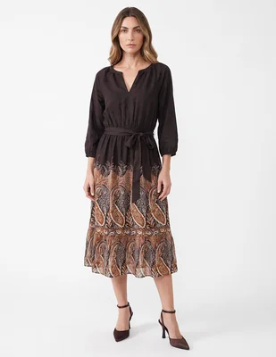 Vestido midi casual para mujer