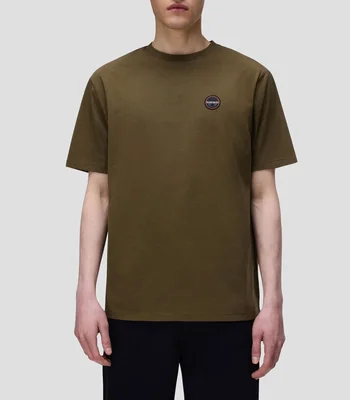 Playera cuello redondo manga corta liso Hombre