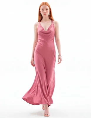 Vestido largo de fiesta para mujer