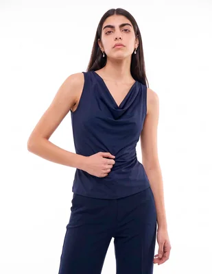 Blusa sin manga para mujer