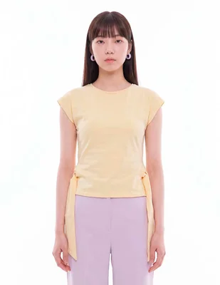 Blusa manga corta para mujer