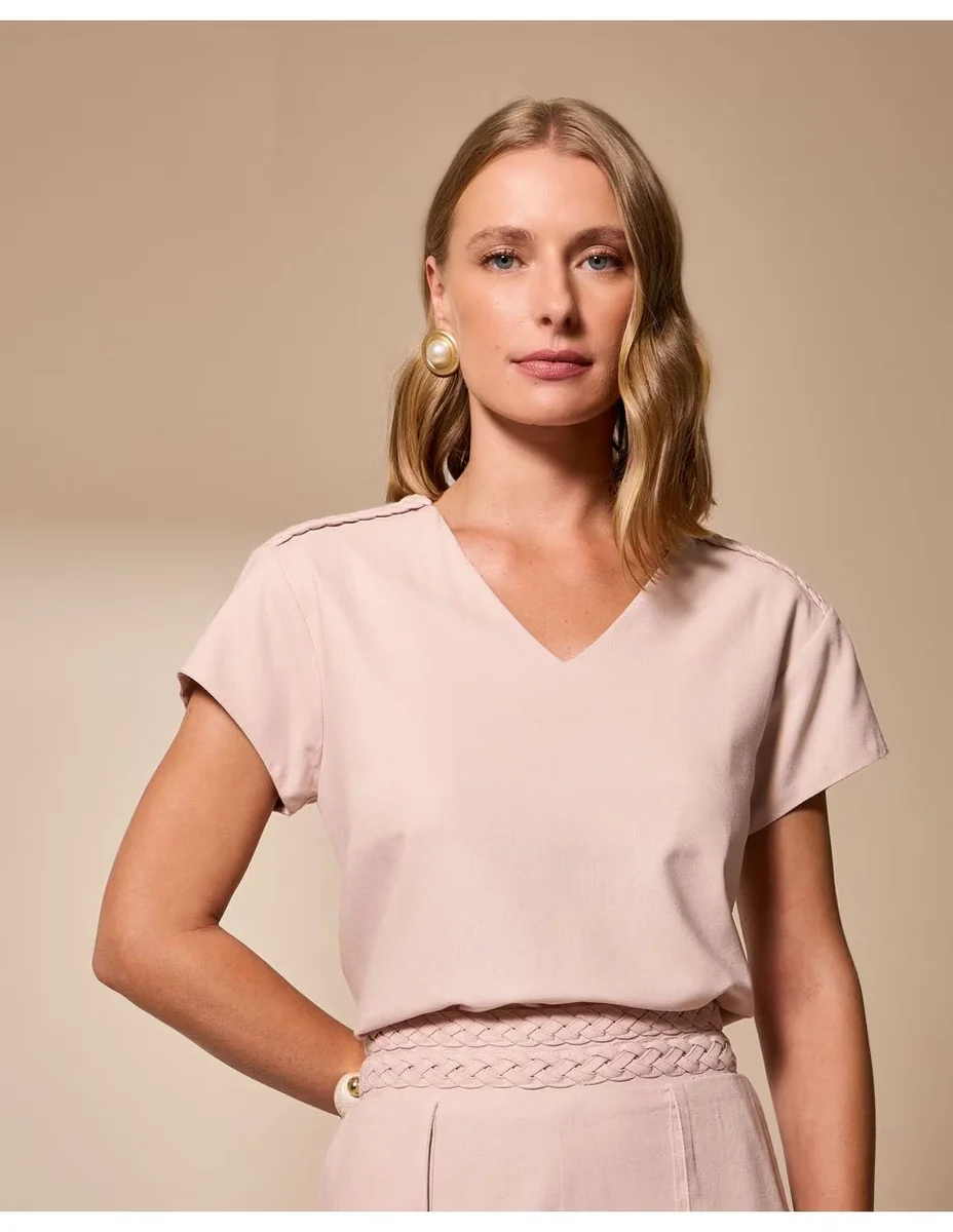 Blusa manga Corta para mujer