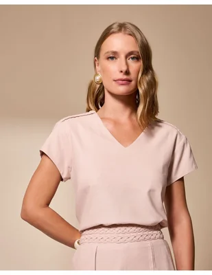 Blusa manga Corta para mujer