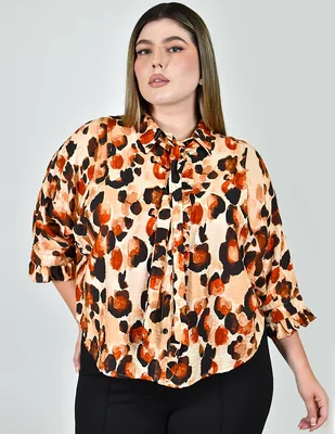 Blusa manga 3/4 para mujer