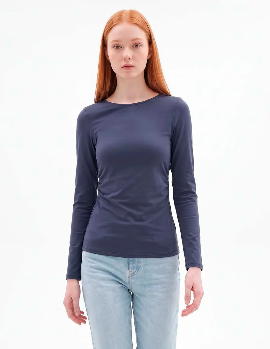 Blusa manga larga para mujer