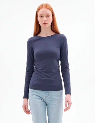 Blusa manga larga para mujer