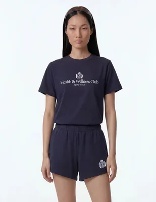 Playera manga corta cuello redondo para mujer