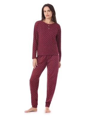 Conjunto pijama Cozy Dots para mujer
