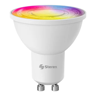 Foco Led Wi-fi Multicolor Tipo Globo de 15 W Steren Shome-121 color Blanco