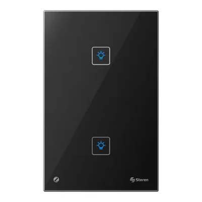 Apagador Steren Zigbee Touch Negro