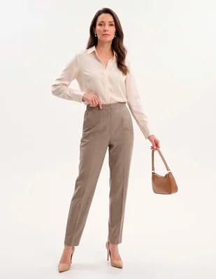 Pantalón de vestir recto para mujer