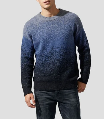 Suéter cuello redondo liso Hombre