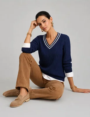 Sudadera con efecto doble prenda para mujer