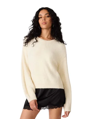 Suéter cuello redondo para mujer
