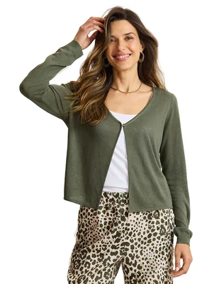 Suéter cuello V para mujer