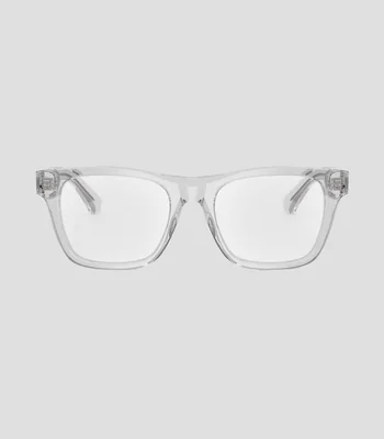 Lentes oftálmicos cuadrados grises Hombre