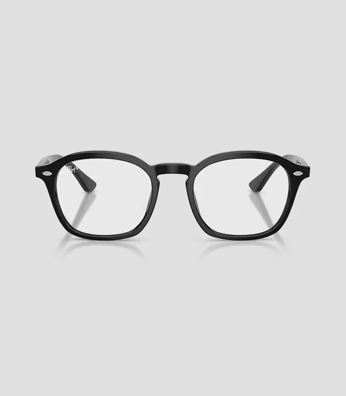 Lentes cuadrados negros Unisex