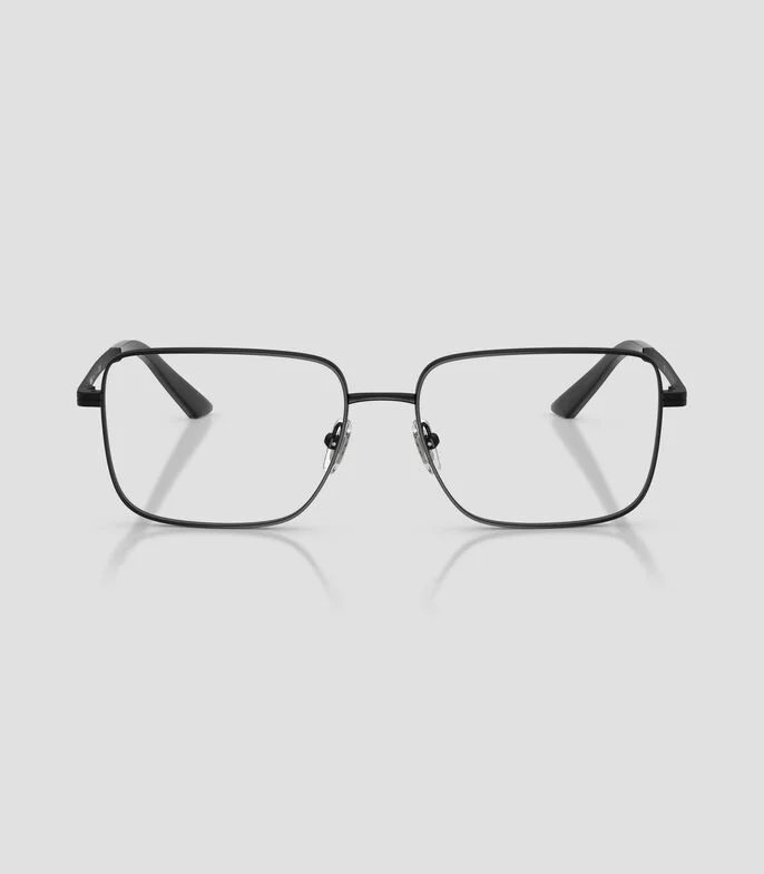 Lentes oftálmicos rectangulares negros Hombre