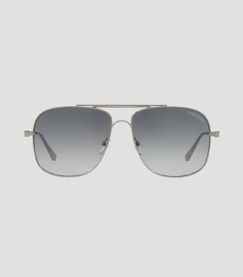 Lentes solares aviador FT0669 plateado Unisex