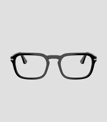 Lentes oftálmicos cuadrados negro Unisex