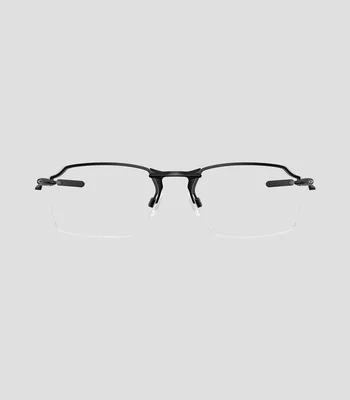 Lentes oftálmicos rectangulares negro Hombre