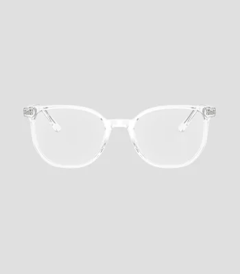Lentes oftálmicos ovalados transparentes Unisex