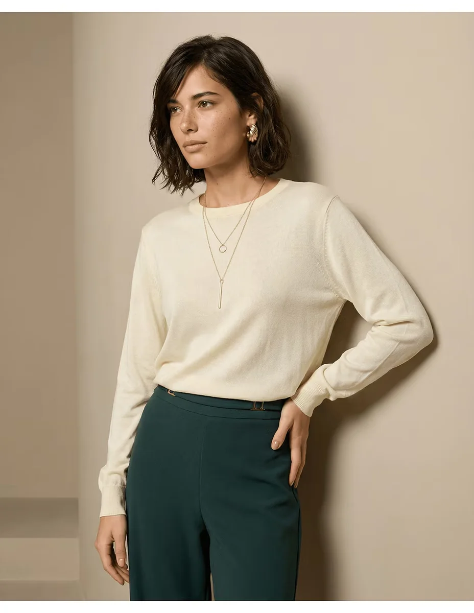 Suéter cuello Redondo para mujer