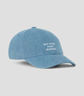 Gorra con eslogan Hombre