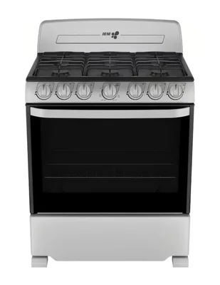 Estufa de piso a gas lp Iem 76 cm ei3520baps1 de 6 quemadores
