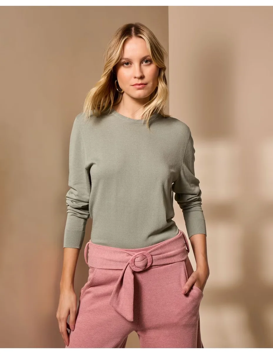 Suéter cuello Redondo para mujer