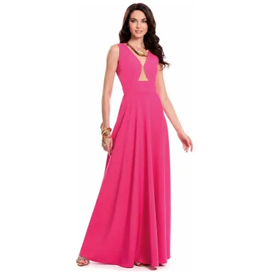 Vestido de Fiesta Escote Profundo en V Eva Brazzi para Mujer