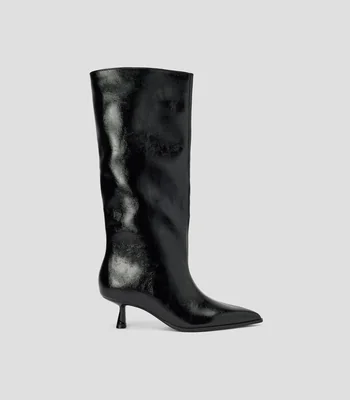 Botas casuales con tacón bajo delgado Mujer
