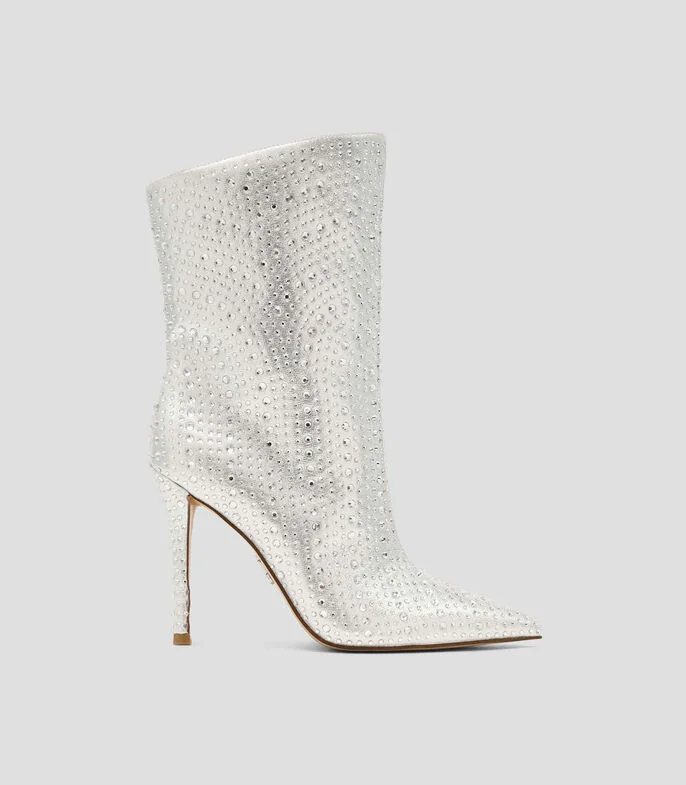 Botines con tacón alto delgado Mujer