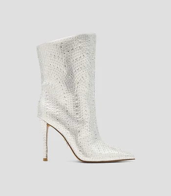 Botines con tacón alto delgado Mujer