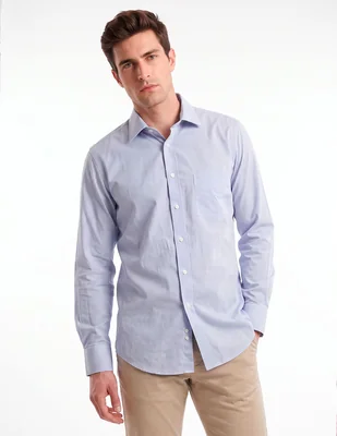 Camisa de vestir manga larga para hombre