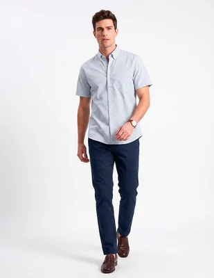 Camisa/Sobrecamisa Casual de (si aplica) Algodón manga Corta para hombre