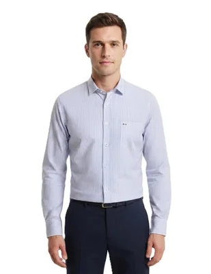 Camisa casual manga larga para hombre
