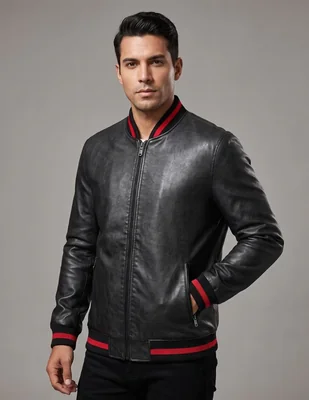 Chamarra casual con bolsillos para hombre