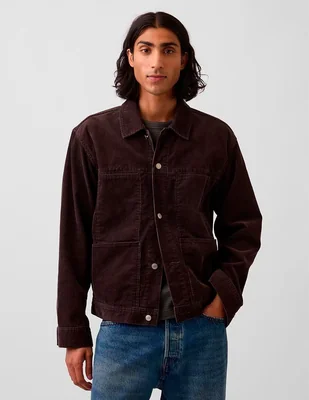 Chamarra casual con bolsillos para hombre
