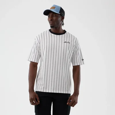 Playera Manga Corta New Era Pinstripe