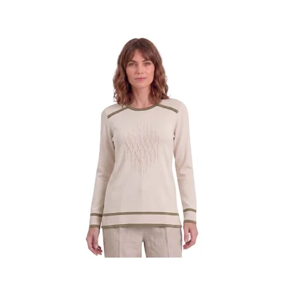 Blusa Manga Larga Lisa para Mujer Vitos